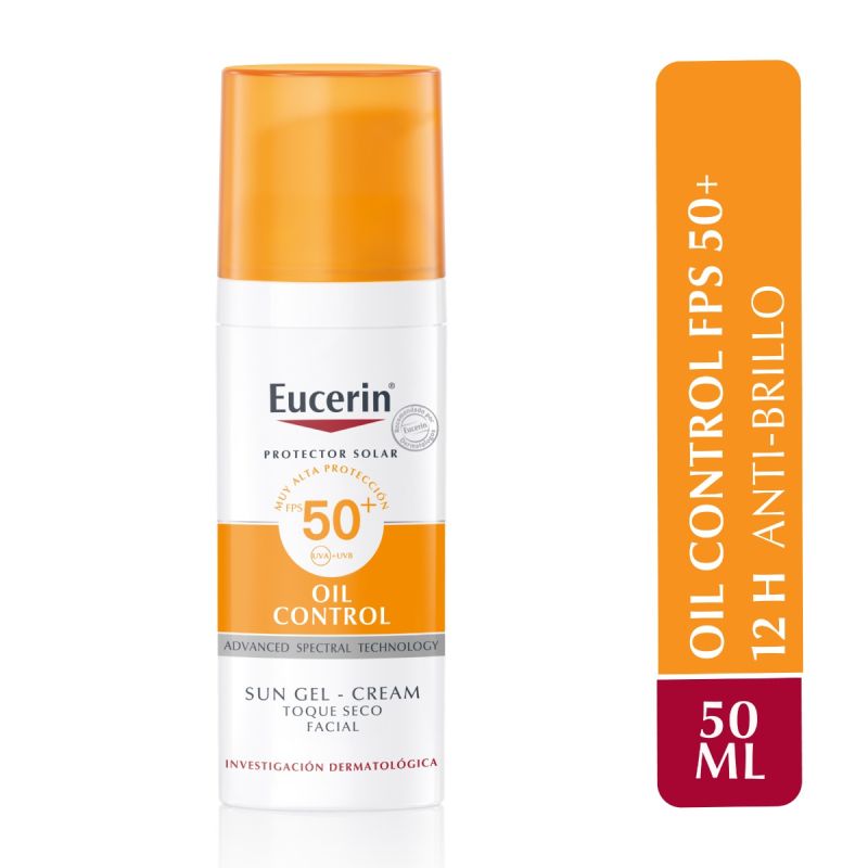 PROTECTOR SOLAR OIL CONTROL TOQUE SECO 50ml - EUCERIN