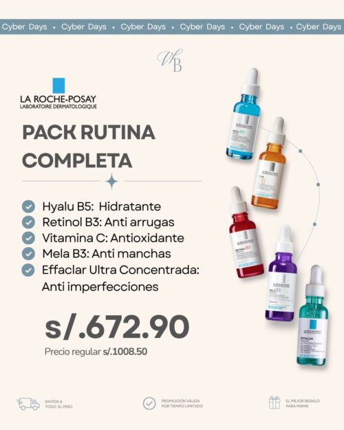 PACK RUTINA COMPLETA - La Roche Posay